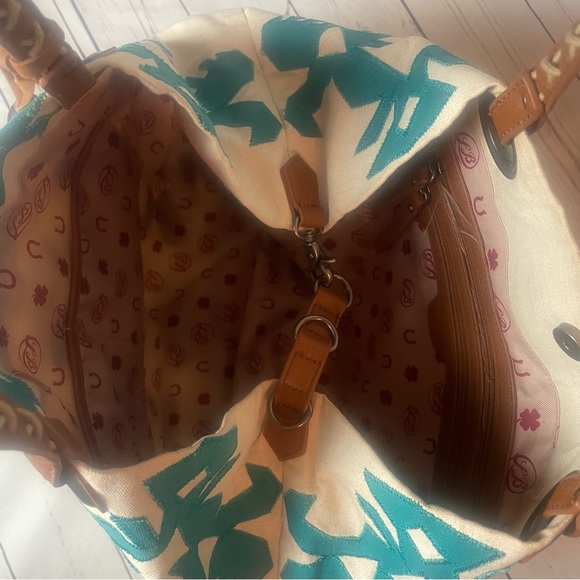 Lucky Brand Turquoise Covina Tote - Picture 6 of 14